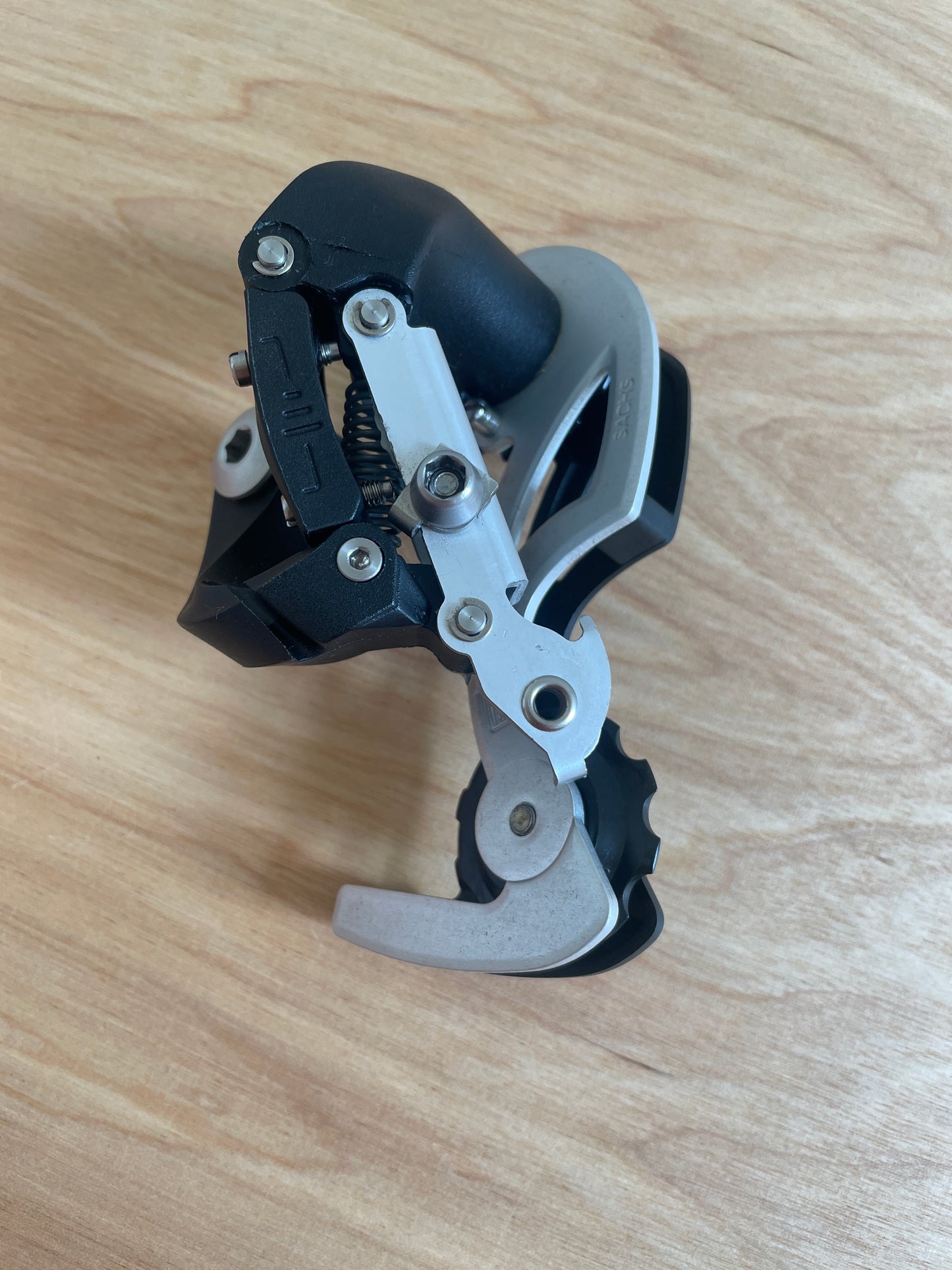 Rear derailleur for the Porsche FS Evo from the '90s by Sachs Plasma
