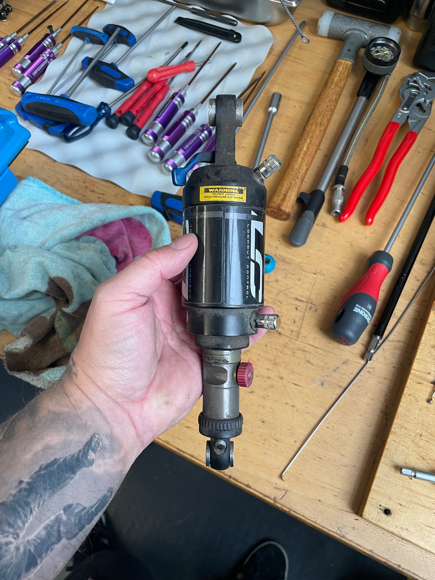 Scott LC Shock absorber Service / Maintenance