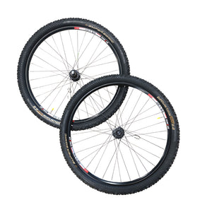 A set of DTSwiss XR 4.2D wheels 26 inch with Continental tires and tubes