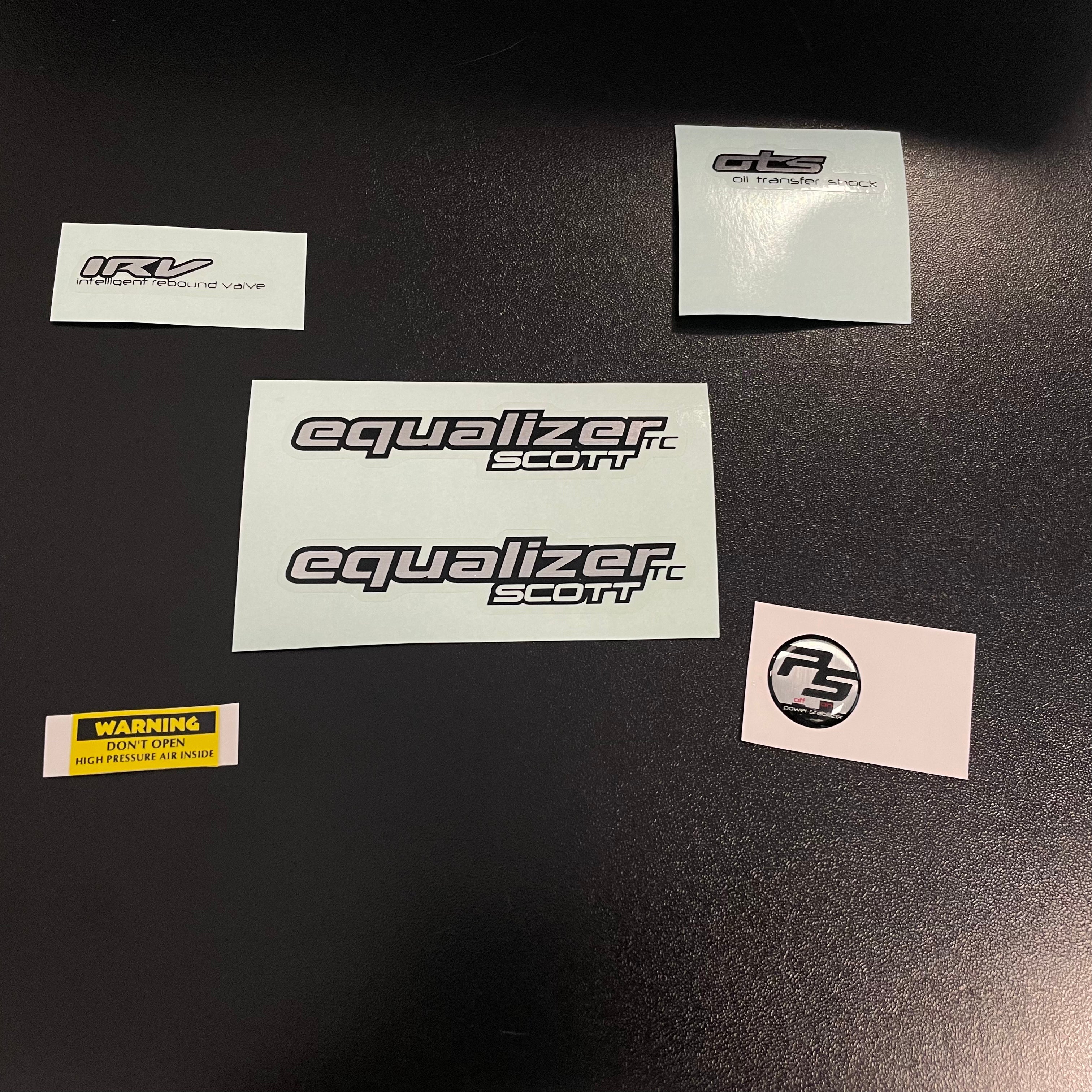 Scott Equalizer Damper sticker – Retro Bike Parts